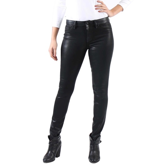 ⚡️SALE Anthro Level 99 Janice Skinny Coated Jean - Picture 3 of 5